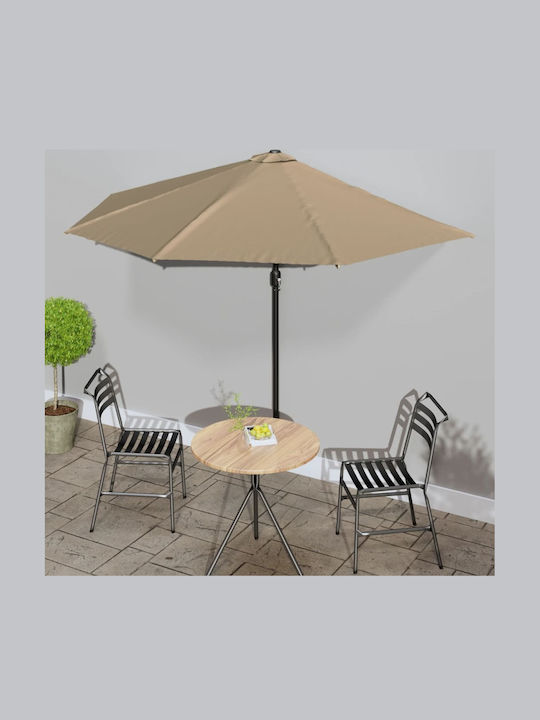 Garten- und Terrassen-Sonnenschirm Rundschreibe...
