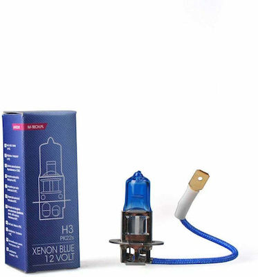 M-Tech Lămpi Autoturismului & Motocicletei Xenon Blue H3 Halogen 5000K Alb rece 12V 55W 1buc