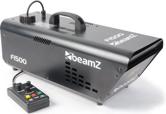 BeamZPro F1500 Μηχανή Καπνού 1500W με Ενσύρματο Χειριστήριο και Δυνατότητα Σύνδεσης με Κονσόλα Φωτισμού