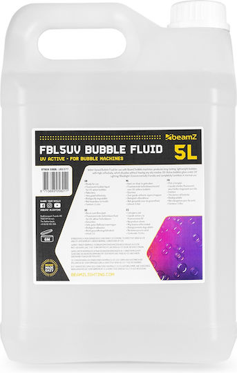BeamZPro Течност за дим машини Доставка на балончета Bubble Liquid 5lt UV-Activ 5lt 160.577
