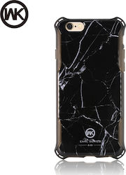 WK Marble Back Cover Plastic Black for iPhone 6...