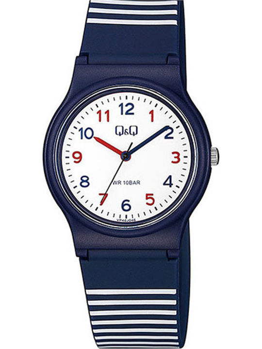 Q&Q Kids Analog Watch with Rubber/Plastic Strap Blue