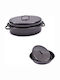 Fylliana JM-C03 Dutch Oven Oval Made of Aluminum with Grill 42x32cm 1pcs
