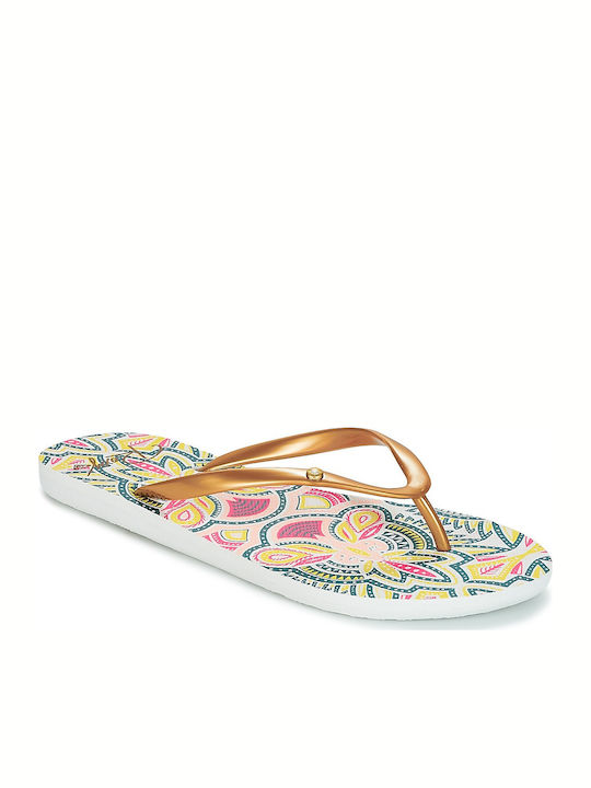 Portofino II Women's Flip Flops Gold