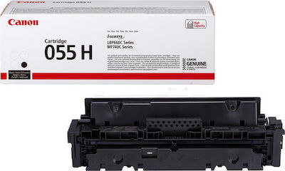 Canon 055H Toner Laser Εκτυπωτή Μαύρο High Capacity 7600 Σελίδων (3020C002)