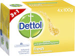 Dettol Fresh Soap 4 x 100gr