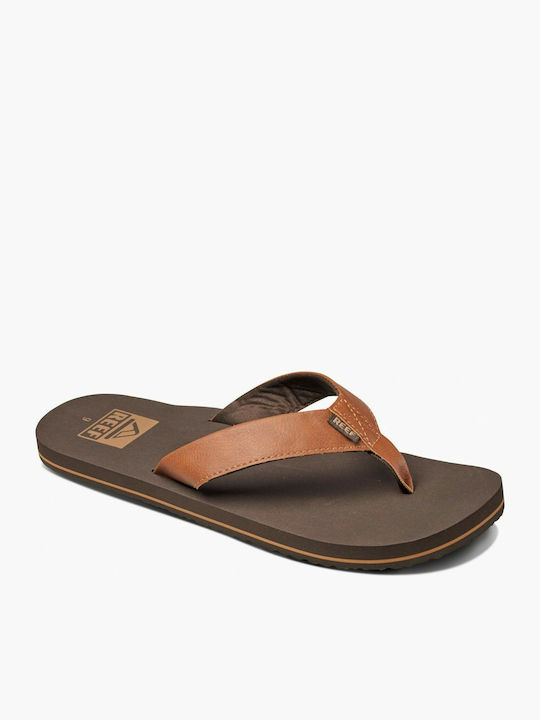 Reef Twinpin Men's Flip Flops Brown