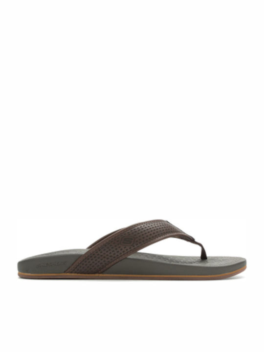 Emiro Men's Flip Flops Brown