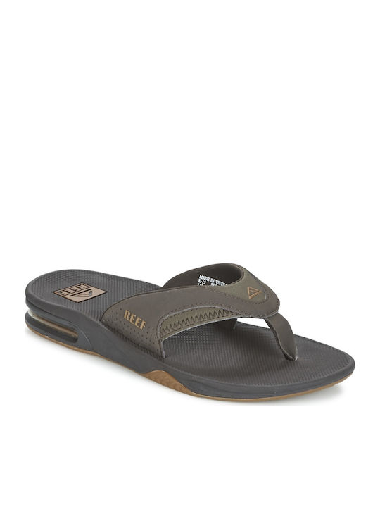 Reef Fanning Men's Flip Flops Gray