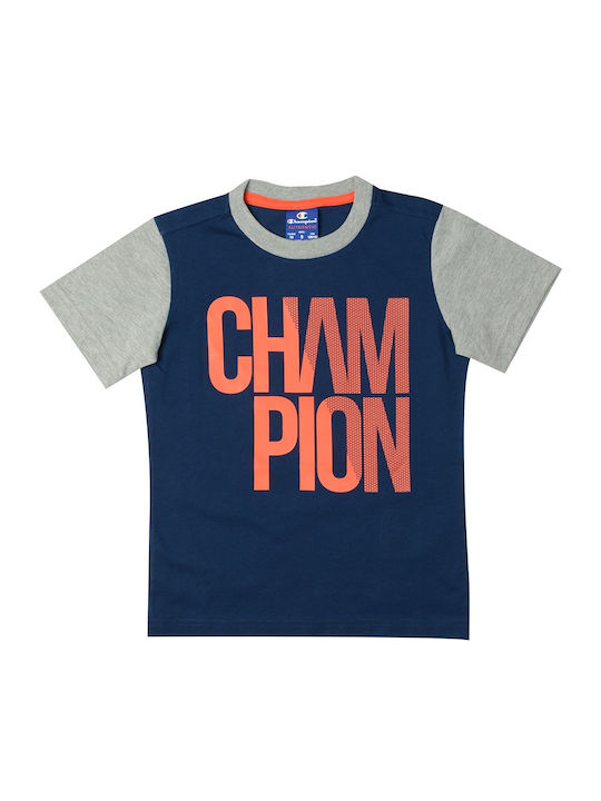 Champion T-shirt Navy Μπλε