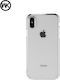 WK Linclear Back Cover Plastic Alb iPhone X / XS