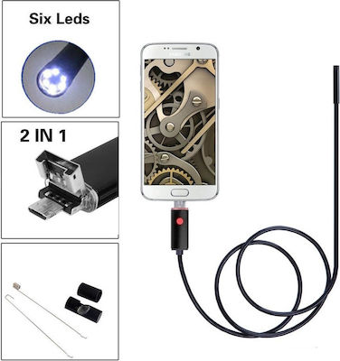 Endoscope Camera 640x480 pixels for Mobile with 5m Cable