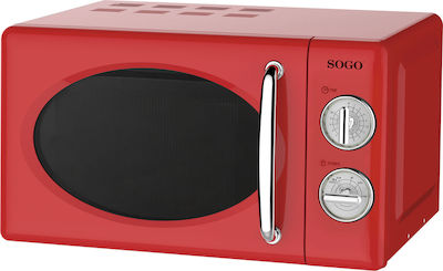 Sogo HOR-SS-890 Φούρνος Μικροκυμάτων 20lt Κόκκινος