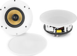 Power Dynamics Powered Set Installation Speakers 50W WCS50 952.590 in White Color