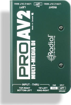 Radial PRO-AV2 Passive 2 Channel DI Box