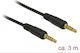 DeLock Καλώδιο Ήχου 3.5mm male - 3.5mm male Μαύρο 3m 85698
