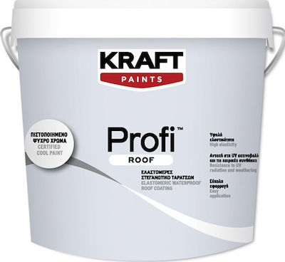 Kraft Profi Roof Elastomer Acryl Epoxy Sealing 3Es Weiß