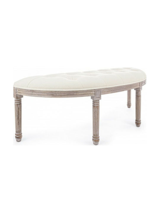 Bench Stool Tilde Beige 125x42x48cm