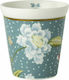 Laura Ashley Heritage Becher aus Porzellan Grün 320ml