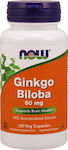 Now Foods Ginkgo Biloba 60mg 120 capace