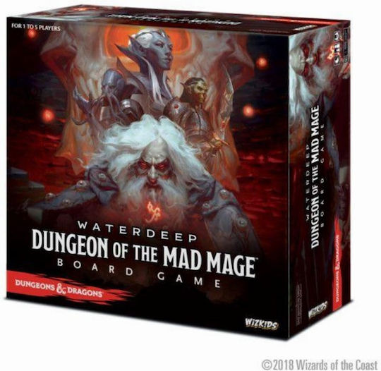 Επιτραπέζιο Παιχνίδι Waterdeep Dungeon of the Mad Mage Adventure System για 1-5 Παίκτες 14+ Ετών (EN) WizKids