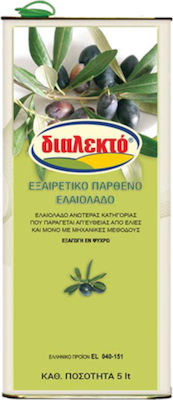 Emelko Extra Virgin Olive Oil Διαλεκτό 5lt in a Metallic Container