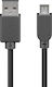 Goobay Regular USB 2.0 to micro USB Cable Μαύρο 5m (93921)