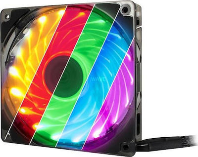 Inter-Tech L-12025 Aura RGB Case Fan με Σύνδεση 4-Pin PWM