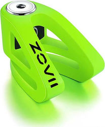 Zovii ZV6 Motorcycle Disc Brake Lock with 6mm Pin in Green