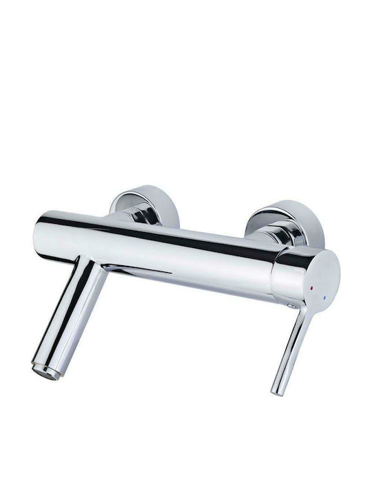 Teka Alaior Mixing Bathtub Shower Faucet Silver B.080.XP