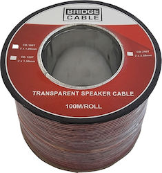Bridge Cable Unterminiertes Lautsprecherkabel 100m CB-150T
