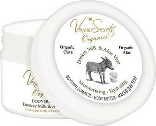 Venus Secrets Ενυδατικό Butter Σώματος με Γάλα Γαϊδούρας για Ξηρές Επιδερμίδες 280ml
