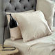 SB Home Lucifer Σετ Σεντόνια Υπέρδιπλα 220x240εκ. Beige (4τμχ)