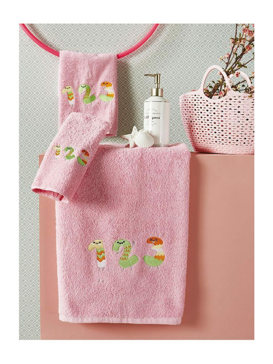 Whitegg Set of baby towels 3pcs Baby Bath SP 16/01 Pink