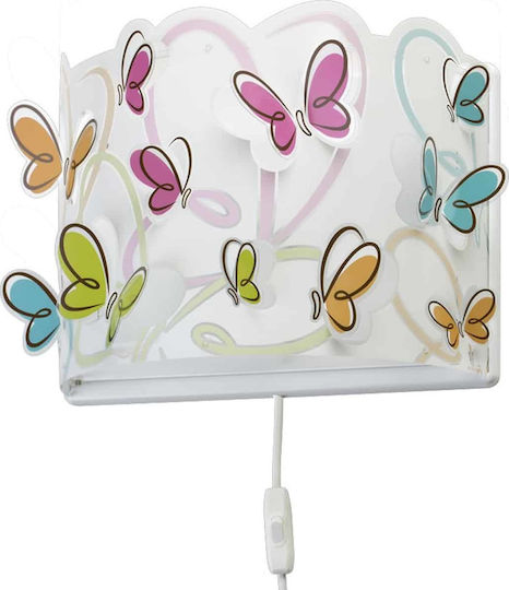 Ango Plastic Kids Wall Light Butterfly