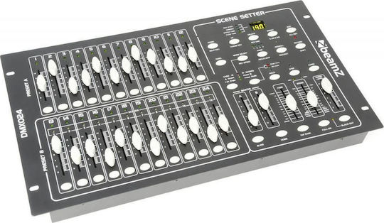 BeamZPro DMX-024 DMX Controller Lichtkonsole mit 24 Steuerkanälen