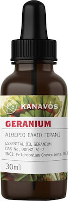 Kanavos Essential Oil Geranium with Dropper 30ml