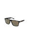 O'neill Men's Sunglasses with Black Plastic Frame and Orange Lens