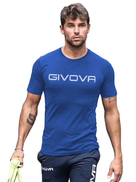 Givova Spot Polo Αθλητικό T-shirt Μπλε