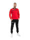 Tuta One Tracksuit Glossy with Elastic Red