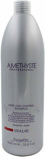 Farmavita Amethyste Stimulate Hair Loss Control Shampoos against Hair Loss for Fragile, Αντι-Θραύση Hair 1000ml
