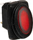 Lampa Rocker Car On/Off Switch Led 10A 12V-24V Red L4553.5