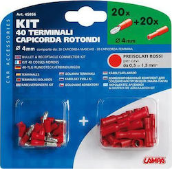 Lampa Bullet & Receptacle Connector Kit 40Pcs 45056