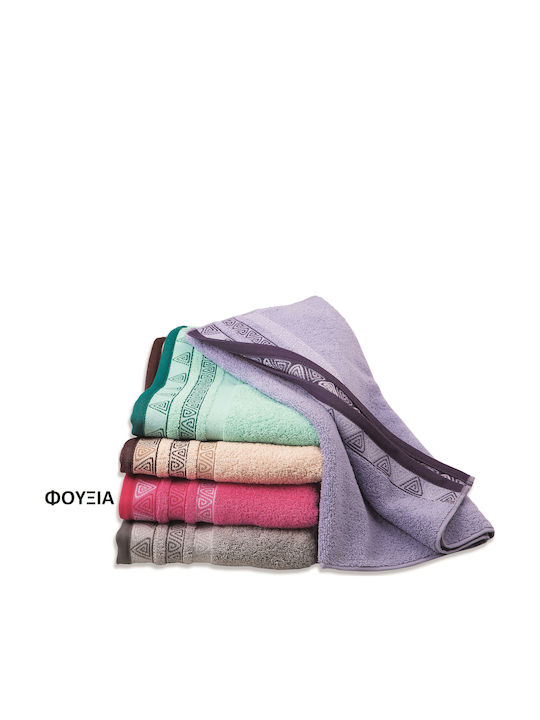 Dimcol Bath Towel Thaleia 1631813504588530 70x140cm. Fuchsia