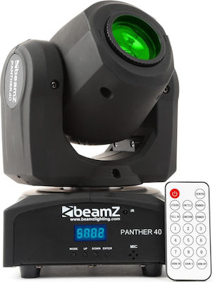 BeamZ Φωτορυθμικό Spot LED DMX με Ρομποτική Κεφαλή Panther 40 RGB με Τηλεχειριστήριο