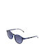 Rebecca Blu Women's Sunglasses with Brown Tartaruga Plastic Frame and Blue Lens RB8606 XL07