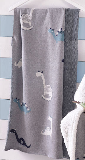 Rythmos Pătură Pepinieră Swaddling Dino 80x100 cm