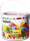 Beeboo Wooden Building Blocks for 1 Plus Year 50 Pieces