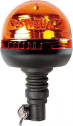 Lampa Φάρος Αυτοκινήτου LED 12 / 24V 21cm με Πορτοκαλί Φωτισμό