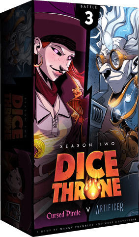 Joc de Societate Dice Throne Season Two Cursed Pirate vs Artificer pentru 2 Jucători 8+ Ani (EN) Roxley
